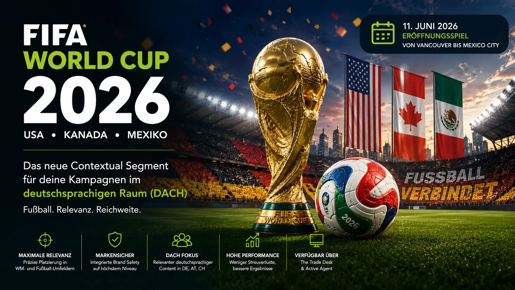 Neues WM-2026 Contextual Segment für Fußball-Kampagnen ab sofort verfügbar